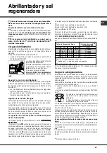 Предварительный просмотр 57 страницы Hotpoint LFFA+ 8H141 Operating Instructions Manual