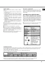 Предварительный просмотр 63 страницы Hotpoint LFFA+ 8H141 Operating Instructions Manual