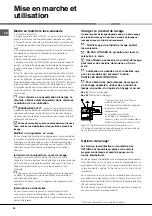 Предварительный просмотр 30 страницы Hotpoint LFZ 3384 Operating Instructions Manual