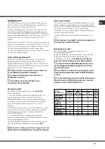 Preview for 43 page of Hotpoint LFZ 3384 Operating Instructions Manual