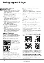 Preview for 46 page of Hotpoint LFZ 3384 Operating Instructions Manual