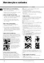 Предварительный просмотр 70 страницы Hotpoint LFZ 3384 Operating Instructions Manual