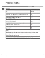 Preview for 2 page of Hotpoint LSB 7B116 Operating Instructions Manual