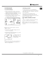 Предварительный просмотр 5 страницы Hotpoint LST 216 Instruction Booklet