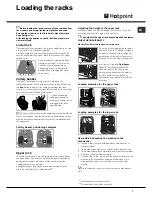 Предварительный просмотр 7 страницы Hotpoint LST 216 Instruction Booklet