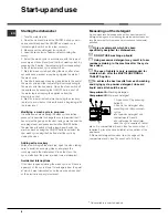 Preview for 8 page of Hotpoint LST 216 Instruction Booklet