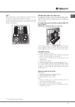 Preview for 9 page of Hotpoint LSTB 6M19 Operating Instructions Manual