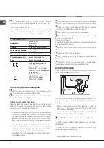 Preview for 6 page of Hotpoint LTF 8M121 Instructions For Use Manual