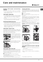 Preview for 15 page of Hotpoint LTF 8M121 Instructions For Use Manual