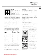 Предварительный просмотр 7 страницы Hotpoint MBT 1911 FI/HA Operating Instructions Manual