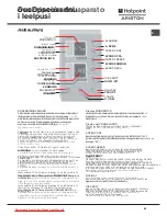 Предварительный просмотр 59 страницы Hotpoint MBT 1911 FI/HA Operating Instructions Manual