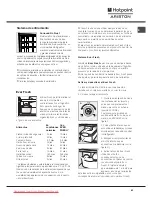 Предварительный просмотр 63 страницы Hotpoint MBT 1911 FI/HA Operating Instructions Manual