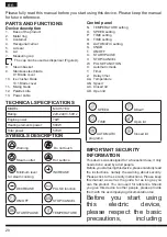 Предварительный просмотр 20 страницы Hotpoint MC 057 AX0 Operating Instructions Manual