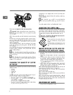 Предварительный просмотр 11 страницы Hotpoint MCX103X Instructions For Use Manual