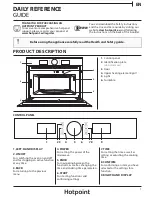 Предварительный просмотр 1 страницы Hotpoint MD454IXH Daily Reference Manual