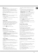 Предварительный просмотр 19 страницы Hotpoint MH 99.1 IX/HA Operating Instructions Manual