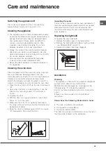 Предварительный просмотр 23 страницы Hotpoint MH 99.1 IX/HA Operating Instructions Manual