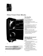 Предварительный просмотр 10 страницы Hotpoint MISTRAL FF71 Instruction Manual