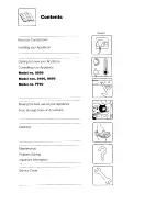 Preview for 2 page of Hotpoint MISTRAL PLUS 8496 Instruction Manual