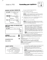 Preview for 11 page of Hotpoint MISTRAL PLUS 8496 Instruction Manual