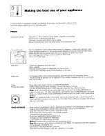 Preview for 12 page of Hotpoint MISTRAL PLUS 8496 Instruction Manual