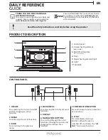 Hotpoint MP996IXH Daily Reference Manual предпросмотр