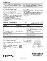 Предварительный просмотр 8 страницы Hotpoint MP996IXH Daily Reference Manual