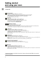 Предварительный просмотр 10 страницы Hotpoint MPX103 Instructions For Use Manual