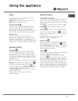 Предварительный просмотр 11 страницы Hotpoint MSZ 900 DF (UK) User Manual