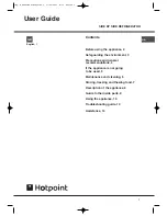 Preview for 1 page of Hotpoint MSZ801 User Manual