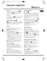 Preview for 11 page of Hotpoint MSZ801DF User Manual