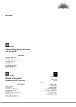 Preview for 1 page of Hotpoint MTAA 24S Operating Instructions Manual