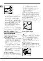 Preview for 6 page of Hotpoint MTAA 24S Operating Instructions Manual