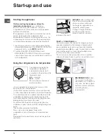 Preview for 14 page of Hotpoint MTM 081 F (TK)/HA Operating Instructions Manual