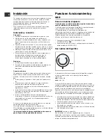 Предварительный просмотр 22 страницы Hotpoint MTM 0811 Series Operating Instructions Manual