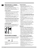 Предварительный просмотр 24 страницы Hotpoint MTM 0811 Series Operating Instructions Manual