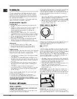 Предварительный просмотр 26 страницы Hotpoint MTM 0811 Series Operating Instructions Manual