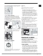 Предварительный просмотр 27 страницы Hotpoint MTM 0811 Series Operating Instructions Manual