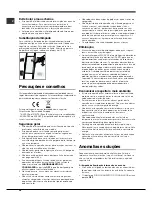 Предварительный просмотр 28 страницы Hotpoint MTM 0811 Series Operating Instructions Manual