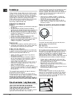 Предварительный просмотр 30 страницы Hotpoint MTM 0811 Series Operating Instructions Manual