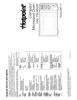 Hotpoint MW11P User Handbook Manual предпросмотр