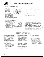 Предварительный просмотр 8 страницы Hotpoint mW2500R Use And Care Manual