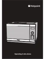 Предварительный просмотр 1 страницы Hotpoint MWH 2824 Operating Instructions Manual