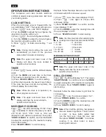 Предварительный просмотр 10 страницы Hotpoint MWH 2824 Operating Instructions Manual