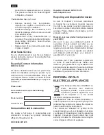 Предварительный просмотр 16 страницы Hotpoint MWH 2824 Operating Instructions Manual