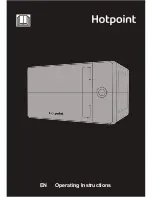 Предварительный просмотр 1 страницы Hotpoint MWH 30243 B Operating Instructions Manual