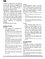 Preview for 4 page of Hotpoint MWH 30243 B Operating Instructions Manual