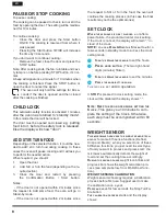 Preview for 8 page of Hotpoint MWH 30243 B Operating Instructions Manual