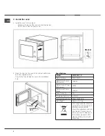 Предварительный просмотр 4 страницы Hotpoint MWX 222.1 K Instructions For Use Manual