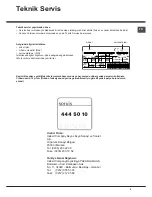 Предварительный просмотр 9 страницы Hotpoint MZAA 1 (TK).1 Operating Instructions Manual